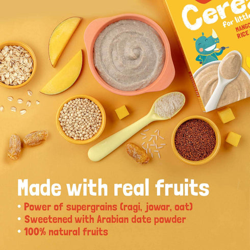 Slurrp Farm Mango, Ragi & Rice Cereal